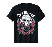 Couple Assorti de Squelette de Mariage homosexuel, Lune de Miel, marié T-Shirt