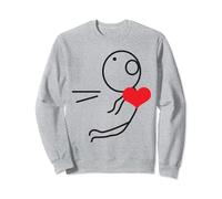Couple assortis amour love gauche droite St valentin duo Sweatshirt