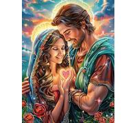 Couple avec cœur 500 Pièces Puzzle Adolescent en Carton Rigide Animaux de Paysage Naturel Difficulté Moyenne Activité Éducative Voyage Déplacement Cadeau Anniversaire Petit Prix 500 PCS