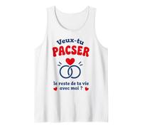 Couple Blague Demande De Pacs Veux-tu Te Pacser avec Moi Débardeur