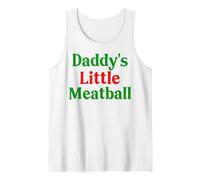 Couple Daddy's Little Meatball Mommy's Little Italian Funny Débardeur