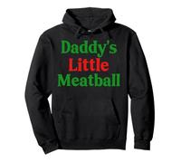 Couple Daddy's Little Meatball Mommy's Little Italian Funny Sweat à Capuche