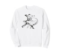 Couple Danse Minimaliste Silhouette Sweatshirt