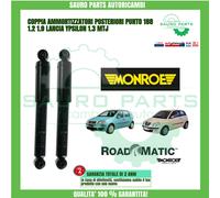 Couple De 2 Amortisseurs Arrières Fiat Punto 188 1.2 1.9 Lancia Ypsilon 1.3 MTJ