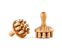 Couple de Champignons Réducteurs Maderothérapie I Maderothérapie I Champignon Réducteur I En Bois de Pin I Conçu par Maderotherapy Estética Espagne