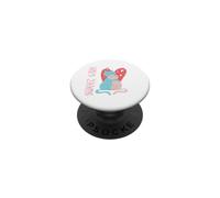 Couple de Chats Romantique Regard Doux et Amour PopSockets PopGrip Adhésif