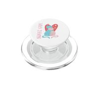 Couple de Chats Romantique Regard Doux et Amour PopSockets PopGrip pour MagSafe