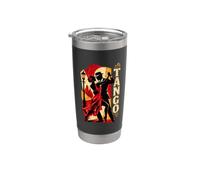 Couple de danseurs de tango tango argentin Gobelet isotherme en acier inoxydable double paroi