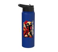 Couple de danseurs de tango tango argentin Stainless Steel Insulated Water Bottle