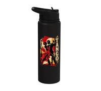 Couple de danseurs de tango tango argentin Stainless Steel Insulated Water Bottle