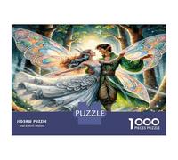 Couple de fées et Danse 1000 Pièces Puzzle Amour enchanté Coffret Puzzle Carton Premium - Anti-Stress Et Déco Murale, Cadeau Femmes Hommes, Stimule Le Cerveau 52x38cm/1000pcs