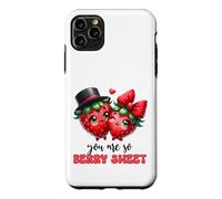 Couple de Fraises Kawaii You are So Berry Sweet Coque pour iPhone 11 Pro Max