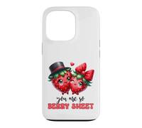 Couple de Fraises Kawaii You are So Berry Sweet Coque pour iPhone 13 Pro