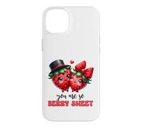 Couple de Fraises Kawaii You are So Berry Sweet Coque pour iPhone 14 Plus