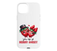 Couple de Fraises Kawaii You are So Berry Sweet Coque pour iPhone 15 Plus