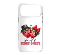 Couple de Fraises Kawaii You are So Berry Sweet Coque pour iPhone 17 Pro Max