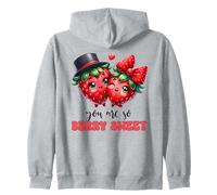 Couple de Fraises Kawaii You are So Berry Sweet Sweat à Capuche
