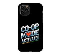 Couple de Joueurs Assortis Mode coopératif rétro activé Coque pour iPhone 11 Pro