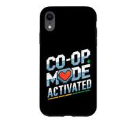 Couple de Joueurs Assortis Mode coopératif rétro activé Coque pour iPhone XR