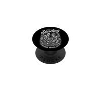 Couple de Joueurs de Golf Amusants à la Recherche de disques perdus PopSockets PopGrip Adhésif