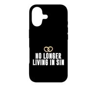 Couple de Mariage Amusant Qui ne VIT Plus dans Le péché Coque pour iPhone 17