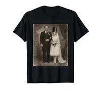Couple de Monstres Gothiques Vintage Halloween fête de Mariage T-Shirt