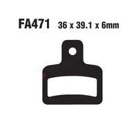 COUPLE DE PLAQUES EBC FA471