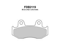 Couple De Plaquettes De Frein Ferodo FDB2119P