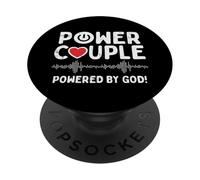 Couple de Saint Valentin Dieu Chrétien Hommes Femmes PopSockets PopGrip Adhésif