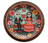 Couple de squelettes | pour Adultes |Papillons dansants| 1000pcs (67.5x67.5cm) Puzzles Jeux ÉduChatifs Puzzles De Décoration Intérieure