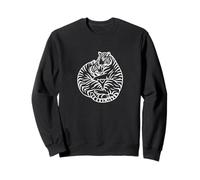 Couple de Tigre câlin en Forme de cœur - Amour Mignon de l'Inde Sweatshirt