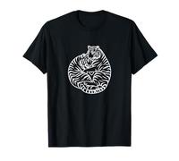 Couple de Tigre câlin en Forme de cœur - Amour Mignon de l'Inde T-Shirt