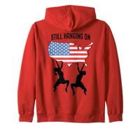 Couple d'escalade 4 Juillet Drapeau USA Anniversaire grimpeur Sweat à Capuche