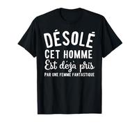 Couple Désolé Cet Homme Est Pris Homme T-Shirt