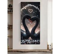Couple Diamond Painting Adulte XXL 100x50cm, Bricolage Diamond-Painting Amour Loisirs Créatifs Adultes Kit, 5D Strass Broderie Point de Croix Painting Diamant pour Murale Maison Décor, Cadeau 0R-932