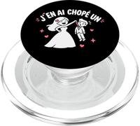 Couple Future mariée J’en AI chopé Un Mariage Humour EVJF PopSockets PopGrip pour MagSafe