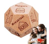 Couple Gift - Decker Decisier Game, Dinder Decider réutilisable | Jeu de Nuit Amusant pour Lui et Elle, Cadeau d'anniversaire, idée de la Saint-Valentin, Cadeau d'anniversaire, Surprise Roma