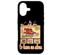 Couple Groovy Disant Que C'est Une Belle journée pour me Coque pour iPhone 17