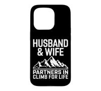 Couple Marié Escalade vers De Nouveaux Sommets Coque pour iPhone 15 Pro