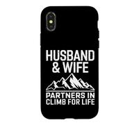 Couple Marié Escalade vers De Nouveaux Sommets Coque pour iPhone X/XS