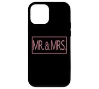 Couple marié Mr. & Mrs. avec Lune de Miel Coque pour iPhone 12 Mini