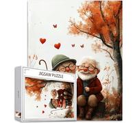 Couple Puzzle 6000 Pièces Adultes, Grand Bois Puzzle Couples Motif Désign, 179x105cm Jigsaw Bricolage Artisanat 14 Ans Activité Familiale avec Emballage Cadeau pour Decoration Murale Maison, Model890