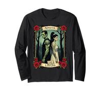 Couple Romantique Frankenstein The Lovers Tarot Halloween Vibe Manche Longue