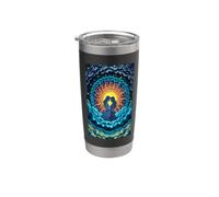 Couple romantique Soleil Lune Amour Céleste Union Stars Gobelet isotherme en acier inoxydable double paroi