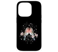 Couple Spring Cherry Blossom Robin Dove Romance Partner Coque pour iPhone 14 Pro