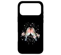 Couple Spring Cherry Blossom Robin Dove Romance Partner Coque pour iPhone 17 Pro Max