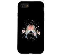 Couple Spring Cherry Blossom Robin Dove Romance Partner Coque pour iPhone SE (2020) / 7/8