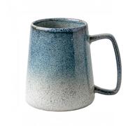 Couple Tasses Motif Eau Changées Au Four Paire De Café En Céramique Artistique Avec Couvercles Et Cuillères Glaçage Thé Bureau Pour Un Usage Domestique(tasses bleues * 1,700 ml / 23,67 oz)