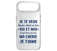 Couple Tu est l'amour de ma Vie Je t'aime ma chérie Coque pour iPhone Air