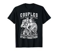 Couple Viking Couple Raid Stay Together Mythologie Nordique T-Shirt